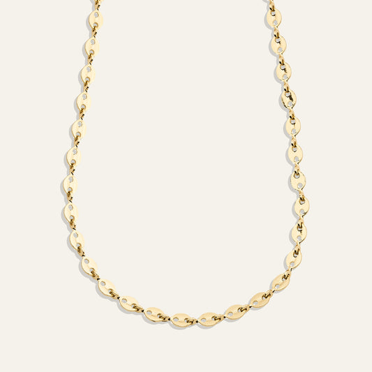 Dainty Anchor Link Necklace