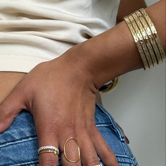 Hammered Cuff Bracelet