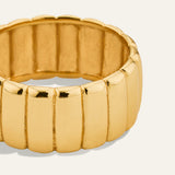 The Ribbed Band Ring
