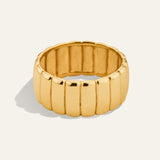 The Ribbed Band Ring
