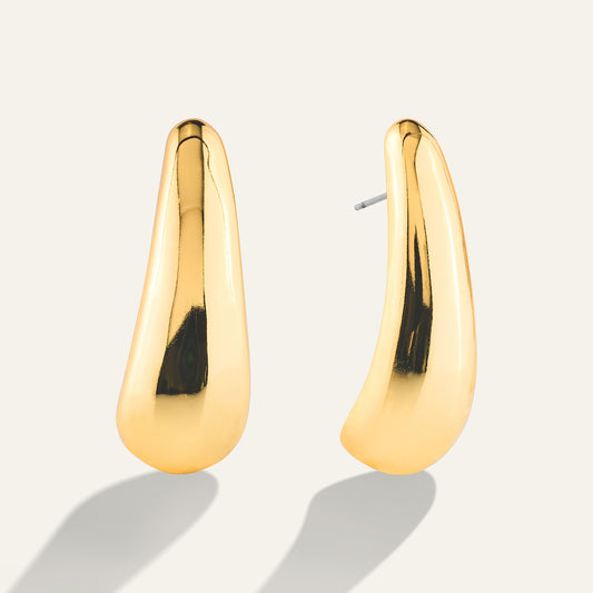 Oval Drop Earrings