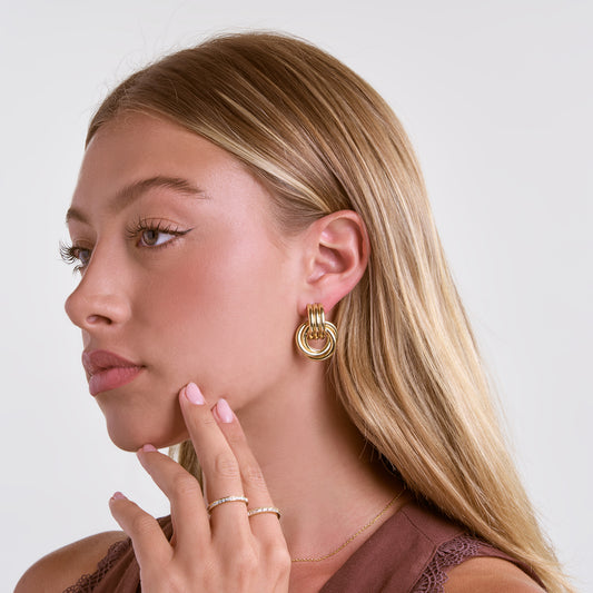 Chunky Knot Earrings