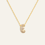 Bubble Luxe Initial Necklace