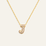 Bubble Luxe Initial Necklace