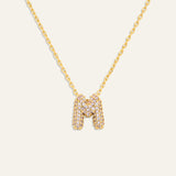 Bubble Luxe Initial Necklace