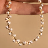 Braided Pearl Necklace