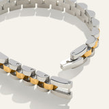 Two Toned Chain Watch Bracelet