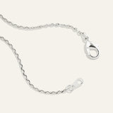 Elegant Jewel Link Charm Necklace