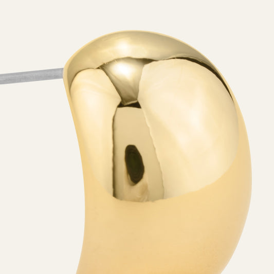 Teardrop Huggie Earrings