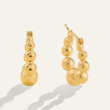Bubble Ball Hoop Earrings