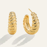 Spiral Hoop Earrings