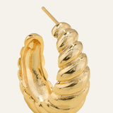 Spiral Hoop Earrings