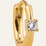 Stud Huggie Hoop Earrings