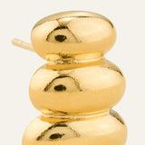 Oval Tiered Earrings