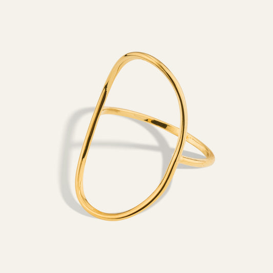 Oval Minimalist Ring