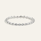 Simulated Eternity Band Ring