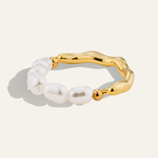 The Pearl Bead Ring