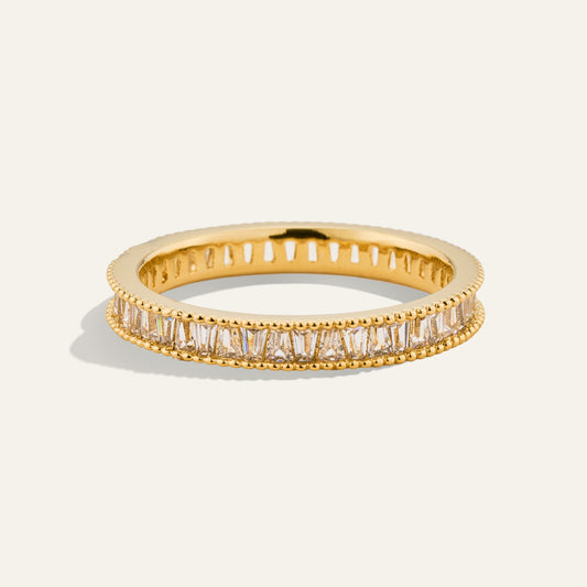 The Baguette Pave Ring