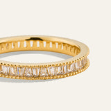 The Baguette Pave Ring
