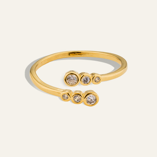 The Studded Open Band Ring