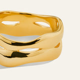 The Wavy Wrap Ring