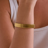 Metallic Bar Stretch Bracelet
