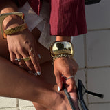 Metallic Bar Stretch Bracelet