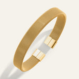 Mesh Textured Cuff Bracelet