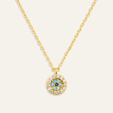 Evil Eye Rhinestone Necklace
