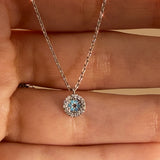 Evil Eye Rhinestone Necklace