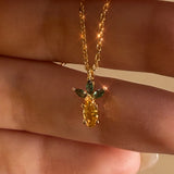 Radiant Pineapple Necklace