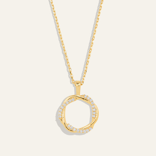 Circle Twist Necklace
