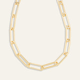 Pave Chain Link Necklace
