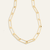 Pave Chain Link Necklace