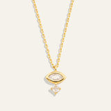 Evil Eye Marque Necklace