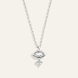 Evil Eye Marque Necklace