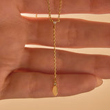 Drape Shine Pendant Necklace