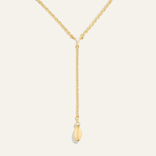 Drape Shine Pendant Necklace
