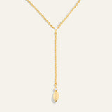 Drape Shine Pendant Necklace