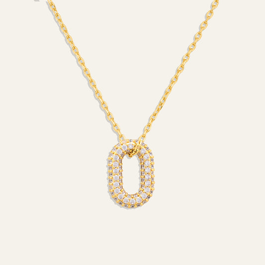 Oval Pendant Necklace