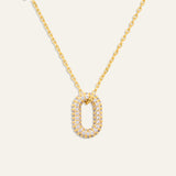 Oval Pendant Necklace