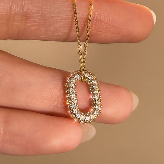 Oval Pendant Necklace