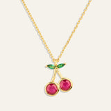 Cherry Pendant Necklace