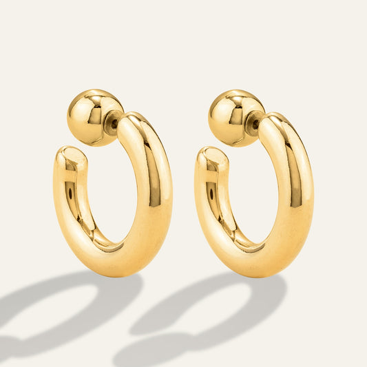 Tube Hoop Earrings