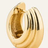 Ridged Hoop Earrings