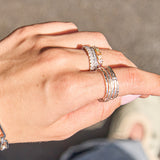 Textured Spring Ring
