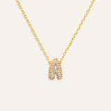 Bubble Luxe Initial Necklace
