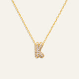 Bubble Luxe Initial Necklace