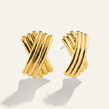 Chunky X Earrings