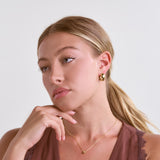Puffy Hoop Earring